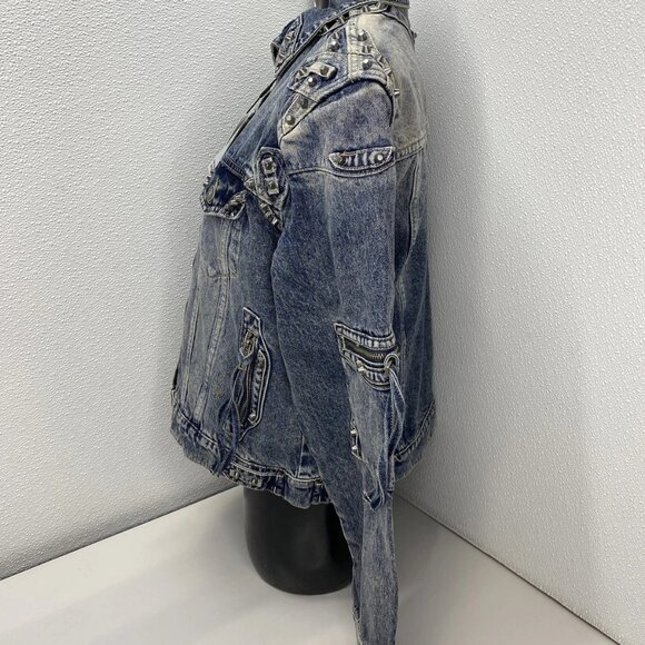 Desigual Women’s Studded Denim Jacket - Picture 11 of 13